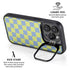 Neon Checkered iPhone 15 Pro Max Kickstand Case